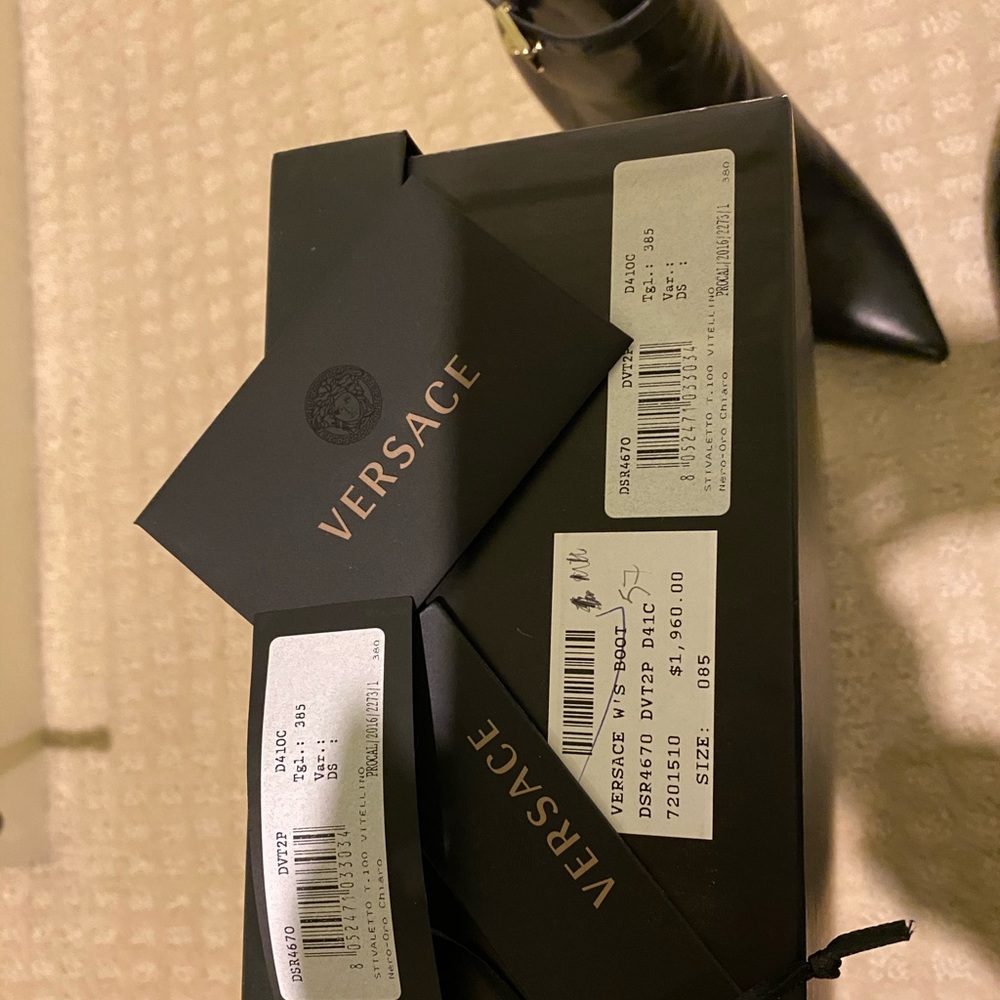 Versace heel booties AUTHENTIC - Picture 7 of 8